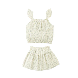 Топ с юбкой Джинджерснэпс (Gingersnaps) "Амбесса", голубые цветы