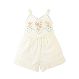 Полукомбинезон с шортами Джинджерснэпс (Gingersnaps) "Джилл", ванильный