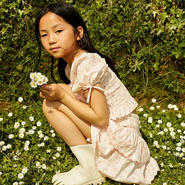 Юбка с воланами Джинджерснэпс (Gingersnaps) "Би", воздушно-розовая