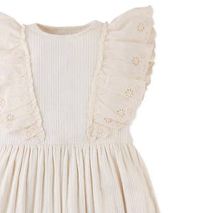 Платье с рукавами-крылышками Джинджерснэпс (Gingersnaps) "Либерти", ванильное