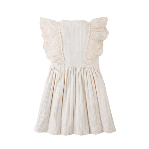 Платье с рукавами-крылышками Джинджерснэпс (Gingersnaps) "Либерти", ванильное