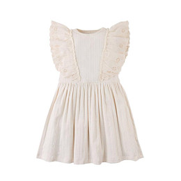 Платье с рукавами-крылышками Джинджерснэпс (Gingersnaps) "Либерти", ванильное
