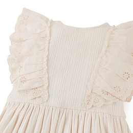 Платье с рукавами-крылышками Джинджерснэпс (Gingersnaps) "Либерти", ванильное