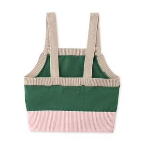 Топ вязаный Джинджерснэпс (Gingersnaps) "Айриш", изумрудный