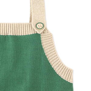 Топ вязаный Джинджерснэпс (Gingersnaps) "Айриш", изумрудный