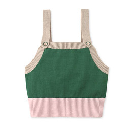 Топ вязаный Джинджерснэпс (Gingersnaps) "Айриш", изумрудный