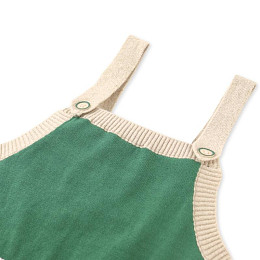 Топ вязаный Джинджерснэпс (Gingersnaps) "Айриш", изумрудный