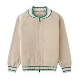 Кофта на молнии вязаная Джинджерснэпс (Gingersnaps) "Зельда", тростниковый сахар