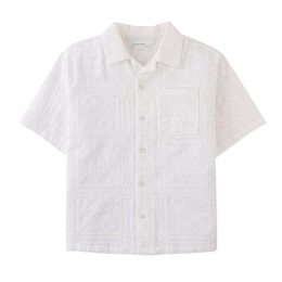 Рубашка с коротким рукавом Джинджерснэпс (Gingersnaps) "Тимоти", белая