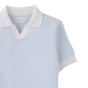 Футболка-поло Джинджерснэпс (Gingersnaps) "Люциус", небесно-голубая