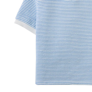 Футболка-поло Джинджерснэпс (Gingersnaps) "Хаскер", голубые полоски