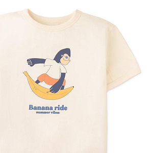 Футболка из джерси Джинджерснэпс (Gingersnaps) "Чалис", ванильная