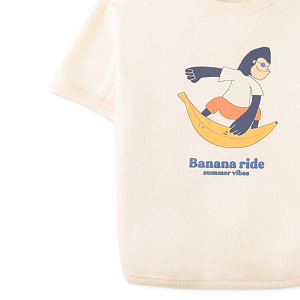 Футболка из джерси Джинджерснэпс (Gingersnaps) "Чалис", ванильная