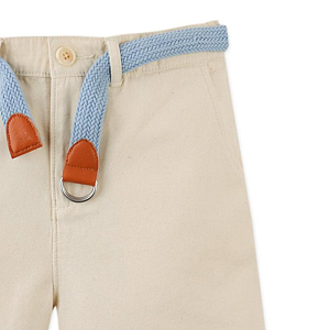 Шорты из канваса с поясом Джинджерснэпс (Gingersnaps) "Блэйн", ванильные