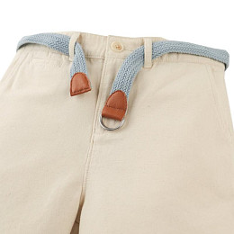 Шорты из канваса с поясом Джинджерснэпс (Gingersnaps) "Блэйн", ванильные