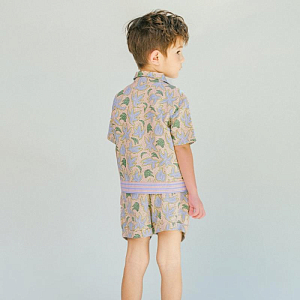 Рубашка с коротким рукавом Джинджерснэпс (Gingersnaps) "Мо", банановые пальмы