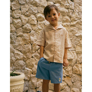 Шорты-бермуды Джинджерснэпс (Gingersnaps) "Космо", голубой туман