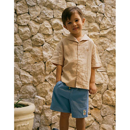 Шорты-бермуды Джинджерснэпс (Gingersnaps) "Космо", голубой туман