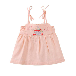 Топ с шортами для малышей Джинджерснэпс (Gingersnaps) "Хината", персиковая пудра