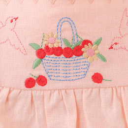 Топ с шортами для малышей Джинджерснэпс (Gingersnaps) "Хината", персиковая пудра