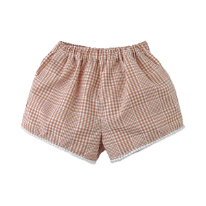 Топ с шортами для малышей Джинджерснэпс (Gingersnaps) "Журин", микс с коричневым