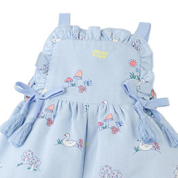 Полукомбинезон с блумерами для малышей Джинджерснэпс (Gingersnaps) "Харви", голубой