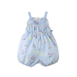 Полукомбинезон с блумерами для малышей Джинджерснэпс (Gingersnaps) "Харви", голубой