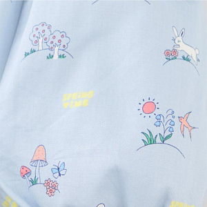 Полукомбинезон с блумерами для малышей Джинджерснэпс (Gingersnaps) "Харви", голубой