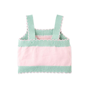 Топ вязаный для малышей Джинджерснэпс (Gingersnaps) "Роза", певчие птицы