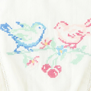 Сарафан для малышей с вышивкой Джинджерснэпс (Gingersnaps) "Чарли", певчие птицы