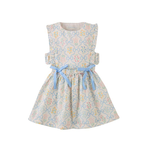 Сарафан для малышей со съемным топом Джинджерснэпс (Gingersnaps) "Келси", голубые банты