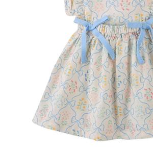 Сарафан для малышей со съемным топом Джинджерснэпс (Gingersnaps) "Келси", голубые банты