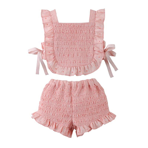 Топ и шорты для малышей Джинджерснэпс (Gingersnaps) "Алекса", розовый румянец