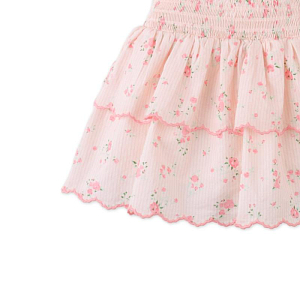 Юбка для малышей с воланами Джинджерснэпс (Gingersnaps) "Би", воздушно-розовая
