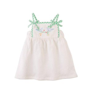 Сарафан для малышей с вышивкой Джинджерснэпс (Gingersnaps) "Авиана", весенняя свежесть