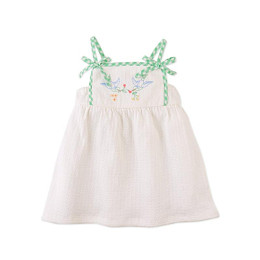 Сарафан для малышей с вышивкой Джинджерснэпс (Gingersnaps) "Авиана", весенняя свежесть