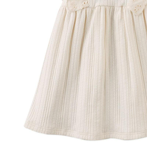 Сарафан для малышей с вышивкой Джинджерснэпс (Gingersnaps) "Элоин", ванильный