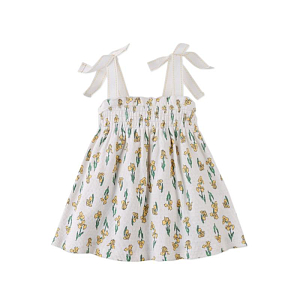 Сарафан для малышей из джерси Джинджерснэпс (Gingersnaps) "Сьюзи", желтые ирисы