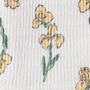 Сарафан для малышей из джерси Джинджерснэпс (Gingersnaps) "Сьюзи", желтые ирисы