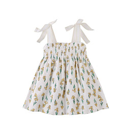 Сарафан для малышей из джерси Джинджерснэпс (Gingersnaps) "Сьюзи", желтые ирисы