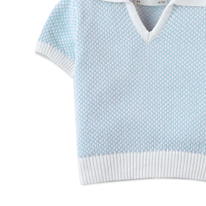 Футболка-поло для малышей Джинджерснэпс (Gingersnaps) "Люциус", небесно-голубая