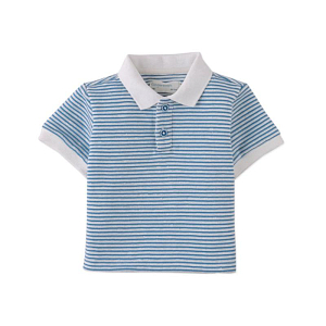 Футболка-поло для малышей Джинджерснэпс (Gingersnaps) "Кирк", голубые волны