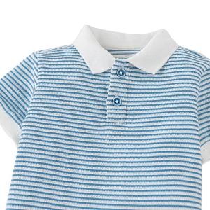 Футболка-поло для малышей Джинджерснэпс (Gingersnaps) "Кирк", голубые волны