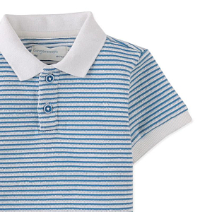 Футболка-поло для малышей Джинджерснэпс (Gingersnaps) "Кирк", голубые волны