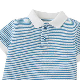 Футболка-поло для малышей Джинджерснэпс (Gingersnaps) "Кирк", голубые волны