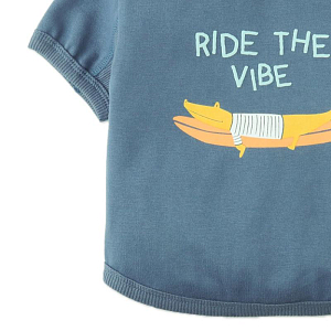 Футболка для малышей Джинджерснэпс (Gingersnaps) "Чалис", голубой туман