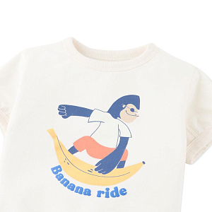 Футболка для малышей Джинджерснэпс (Gingersnaps) "Чалис", ванильная