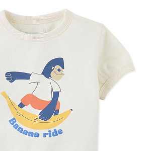 Футболка для малышей Джинджерснэпс (Gingersnaps) "Чалис", ванильная