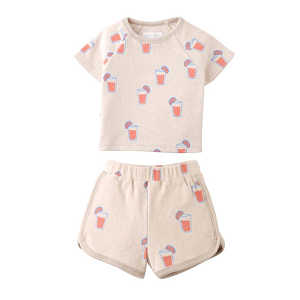 Футболка с шортами для малышей Джинджерснэпс (Gingersnaps) "Мэтью", лимонад