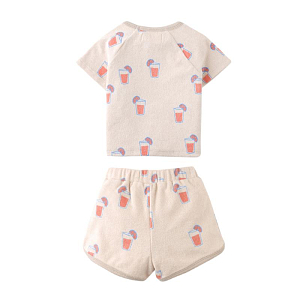 Футболка с шортами для малышей Джинджерснэпс (Gingersnaps) "Мэтью", лимонад